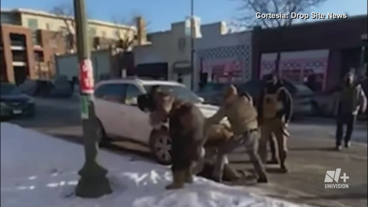 Video: Captan Momento Exacto del forcejeo mortal entre agentes y manifestante en Minneapolis