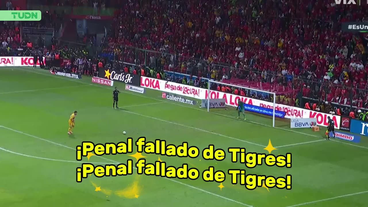 ¡Tigres falla el penal! El oso de la jornada para los felinos