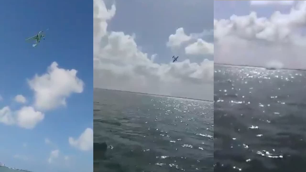 (Video) Avión se desploma en medio de fiesta de revelación de género de un bebé y deja dos muertos