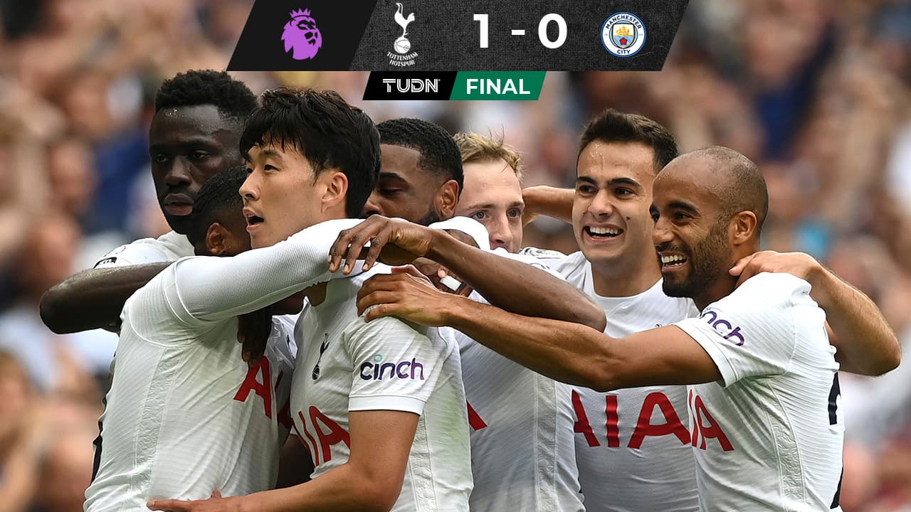 Sin Harry Kane, Tottenham vence al campeón Manchester City 