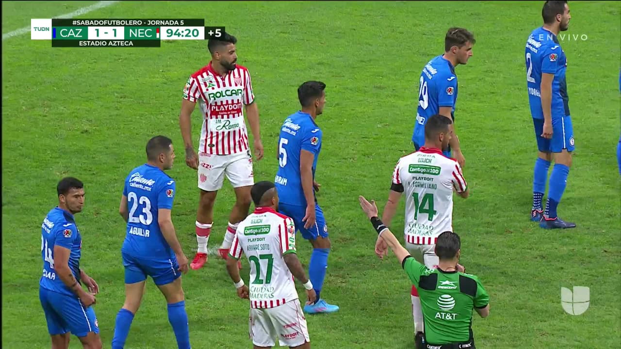 ¡GOOOL! Rodrigo Aguirre anota para Necaxa.