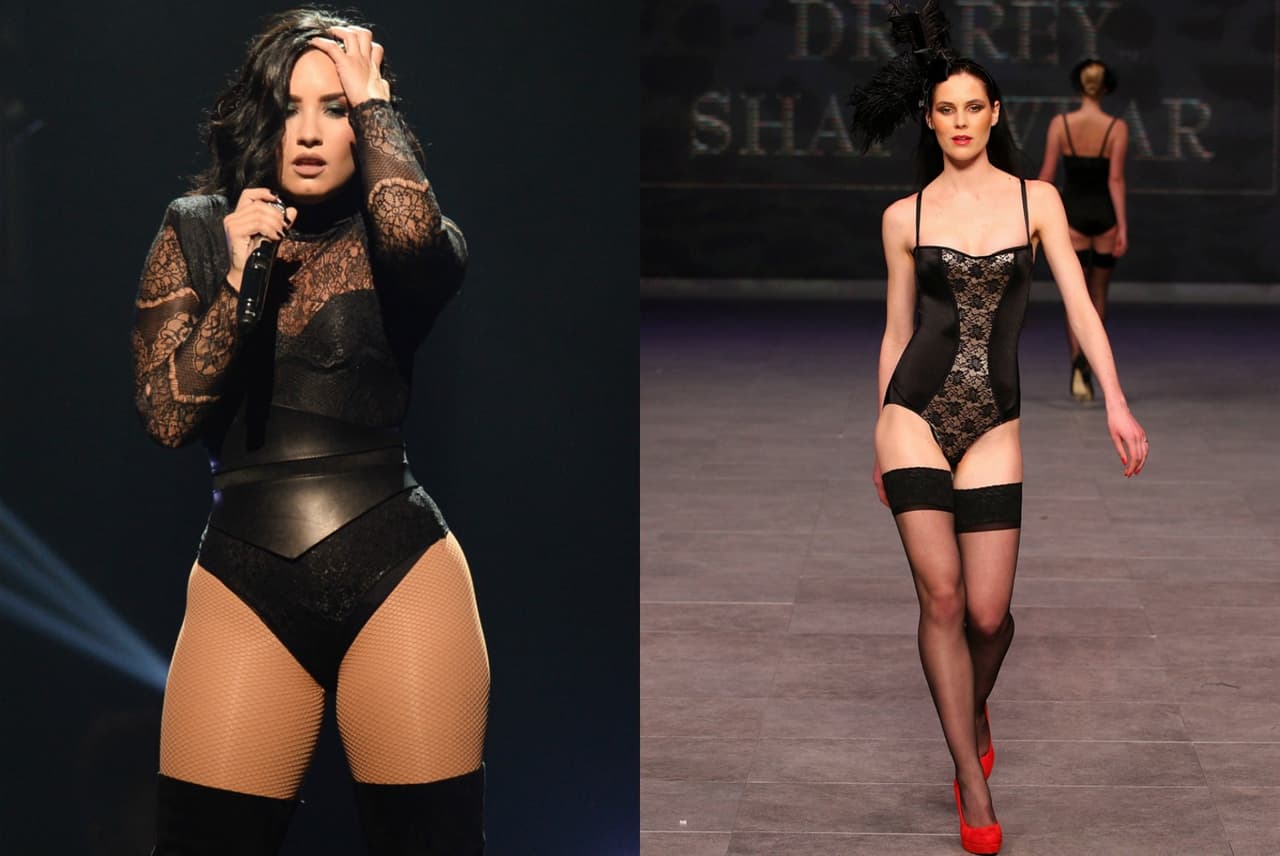 Demi Lovato somete sus curvas a este tipo de prendas, para tener un desempeño más libre en el escenario.