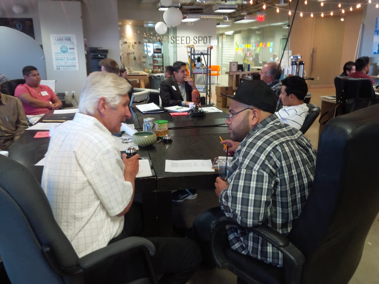 Esta semana los 20 semi-finalistas han tenido un intenso entrenamiento en SEED SPOT.