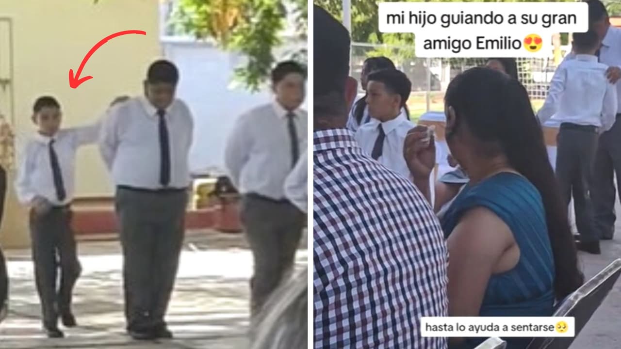 Todo quedó grabado en un tierno video