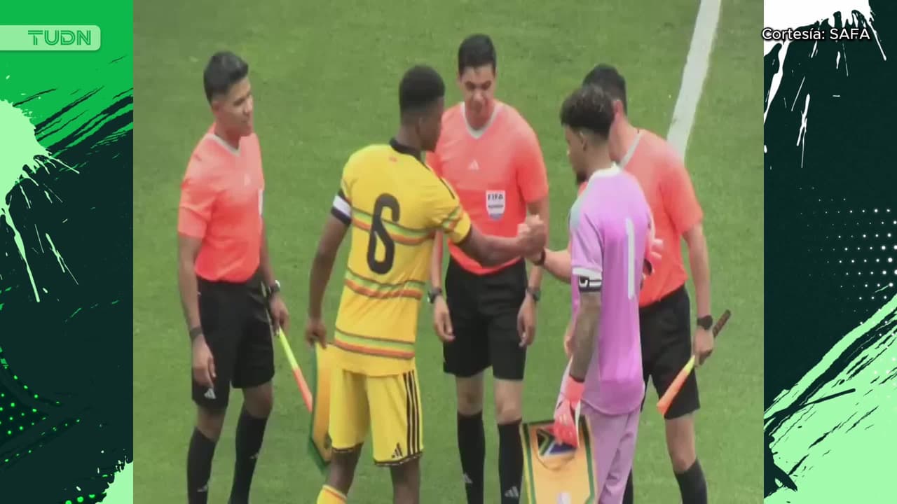 Así fue el empate de Sudáfrica ante Jamaica previo a su juego con México