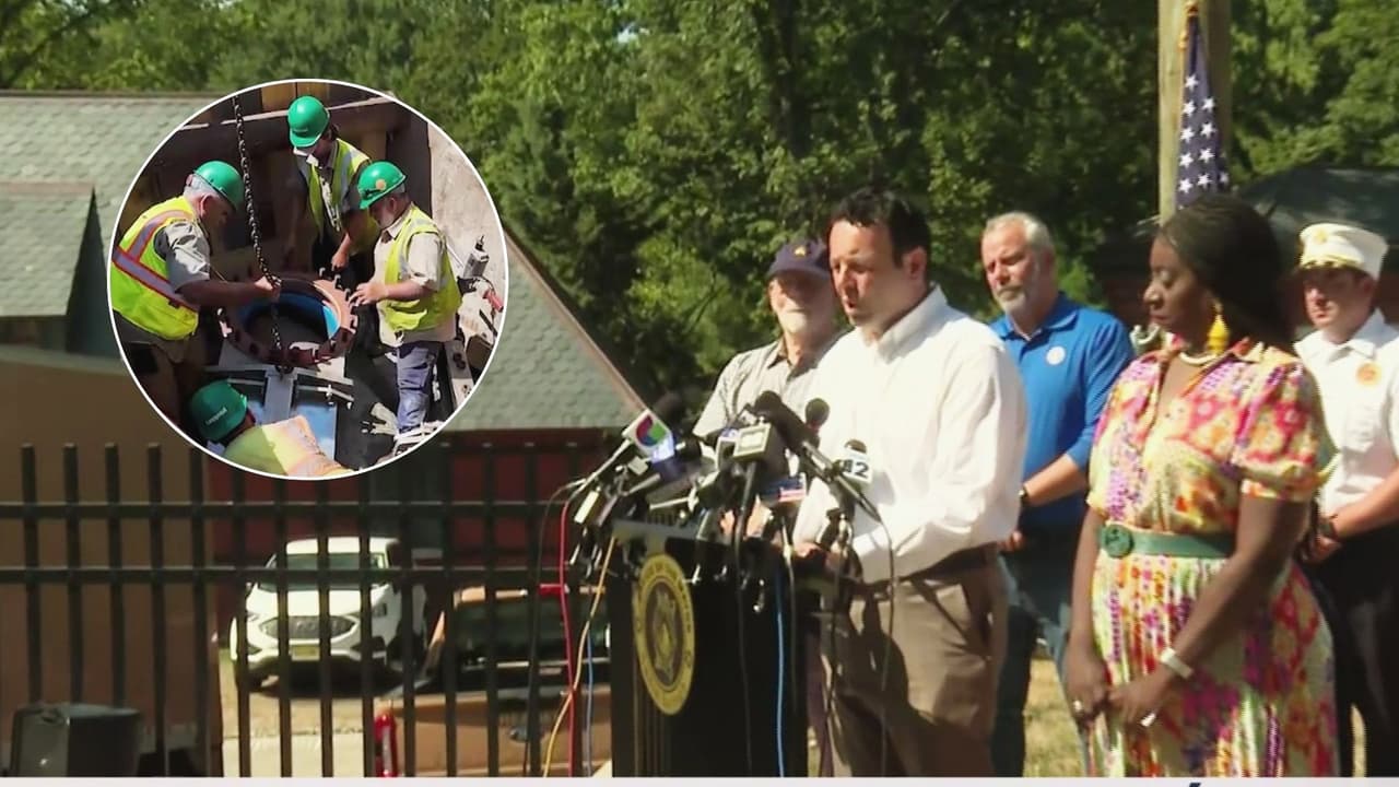 Autoridades confirman que fuga de agua en Paterson está siendo reparada y controlada