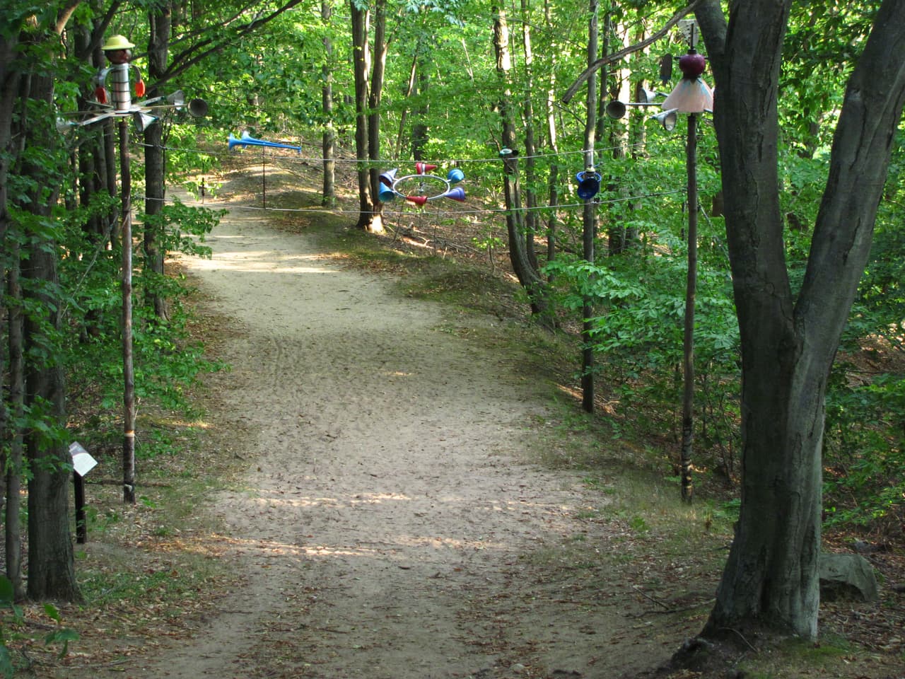 <b><i>Michigan Legacy Art Park</i>.</b> A lo largo de las dos millas de senderos a través de un bosque frondoso, los visitantes descubrirán 49 esculturas, 31 piedras donde puede leer poesía y la belleza pura y natural por la que el norte de Michigan es famoso. Este parque fue diseñado prácticamente para el distanciamiento requerido.
<br>
