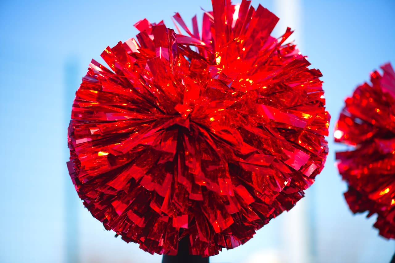 El pom-pom más grande. Midió 2.29 metros: 3.39 metros de alto y de diámetro 8.67 metros. Lo confeccionaron niños, padres de familia y profesores de una escuela en Polonia. ¡Y con ello querían poner asientos en el hospicio de la comunidad!