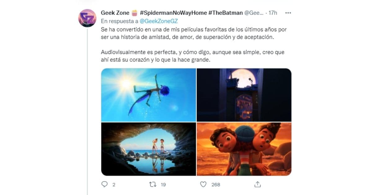 reacciones película Luca