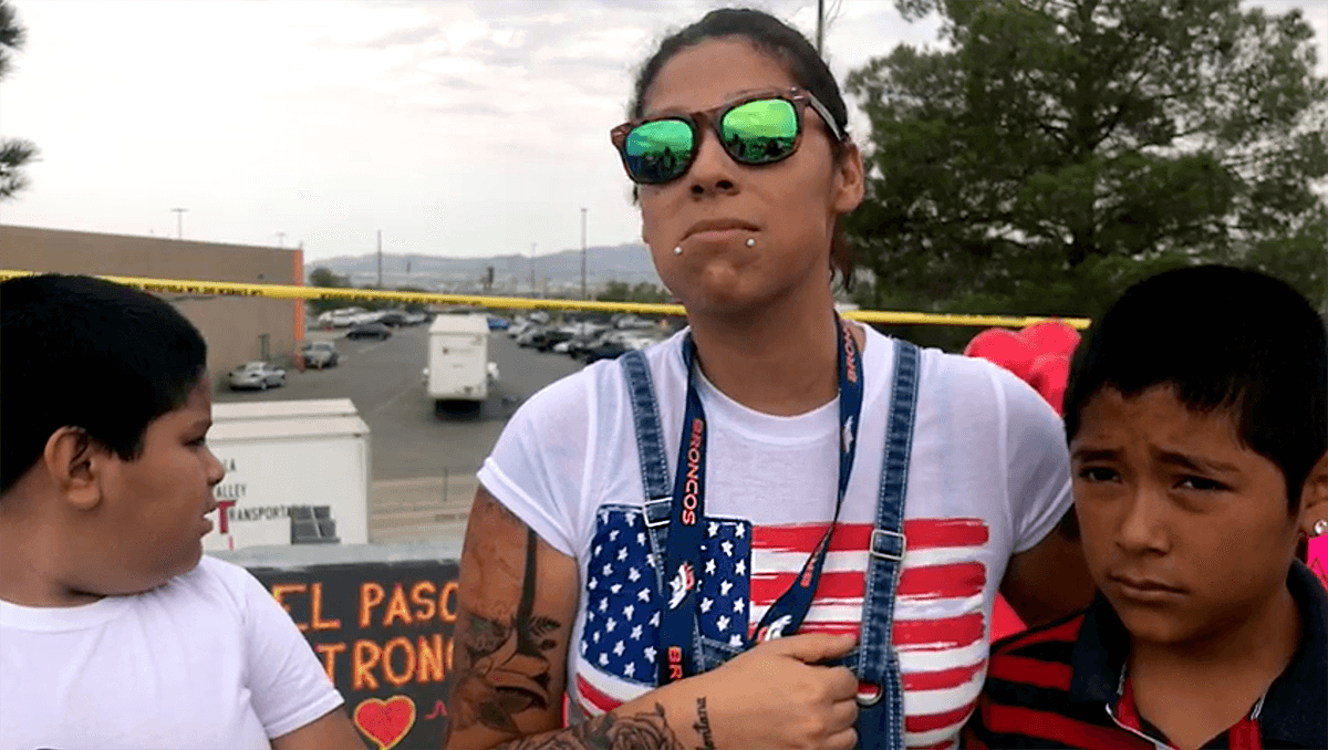 Perla Reyes viajó desde Ciudad Juárez para apoyar a sus connacionales que resultaron víctimas del tiroteo.