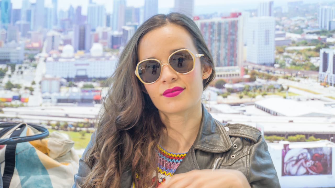 Catalina nos concedió una entrevista antes de comenzar su concierto, diciéndonos que estaba muy feliz de estar en Miami. Ella tiene muchos planes para el 2017, y uno de ellos es poder grabar en esta ciudad.