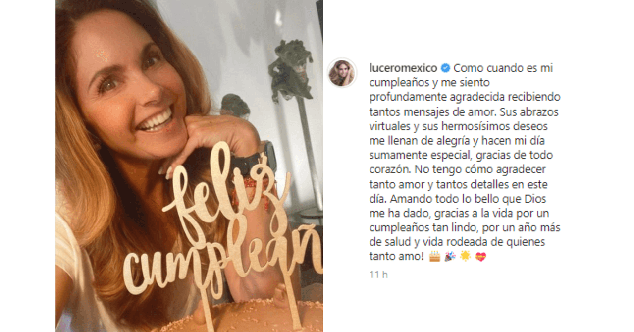 Lucero celebró su cumpleaños 53