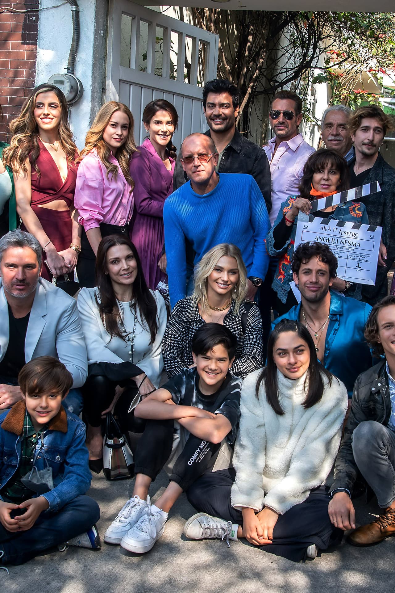 "Una de las cosas que, justamente, estábamos viendo es el tema del proyecto ('Allá te espero')", aclaró la actriz de 29 años.
<br>