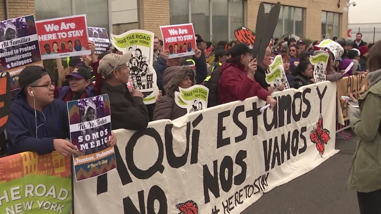 Cinco arrestos dejó manifestación en Nueva Jersey contra los operativos de ICE