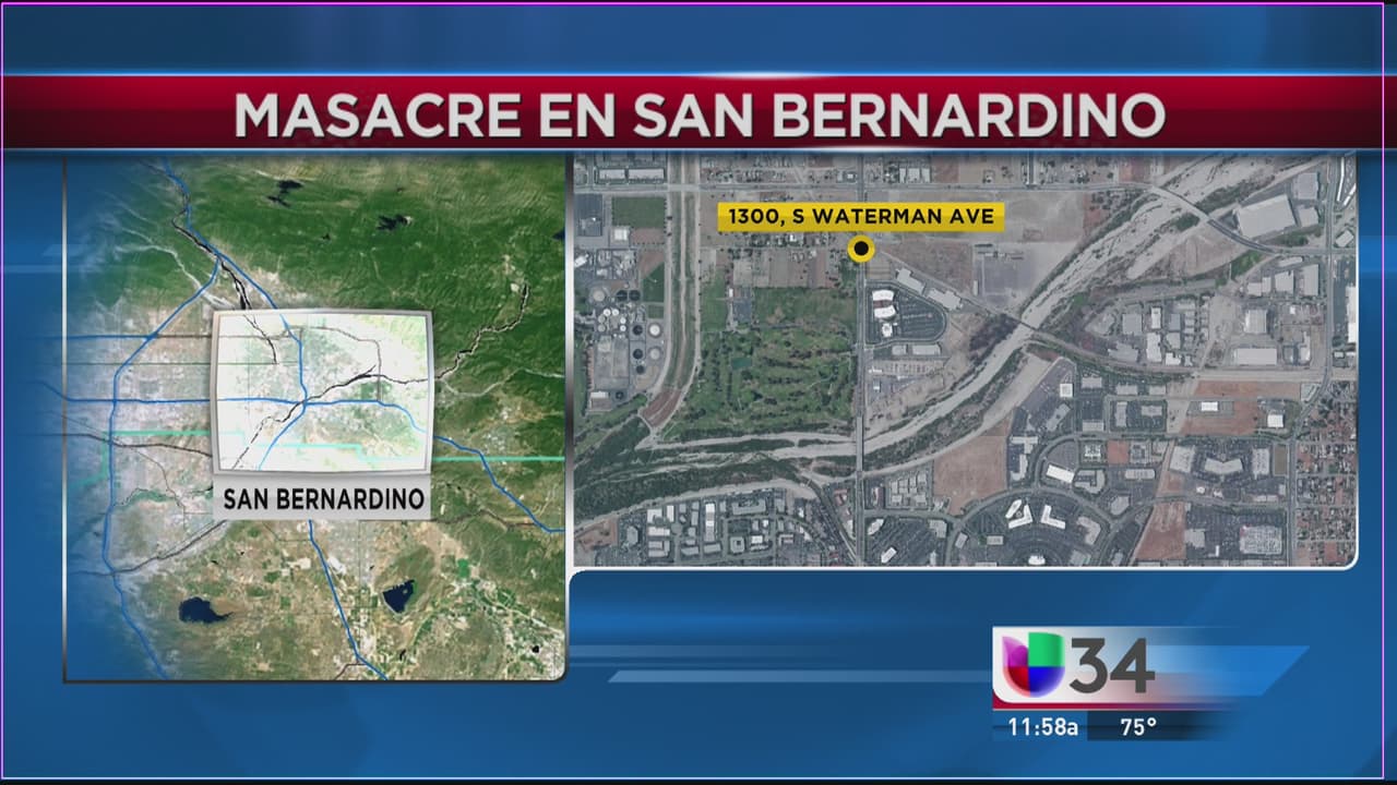 Según el Twitter del Departamento de Bomberos de San Bernardino el número de heridos podría ser mayor a 20.