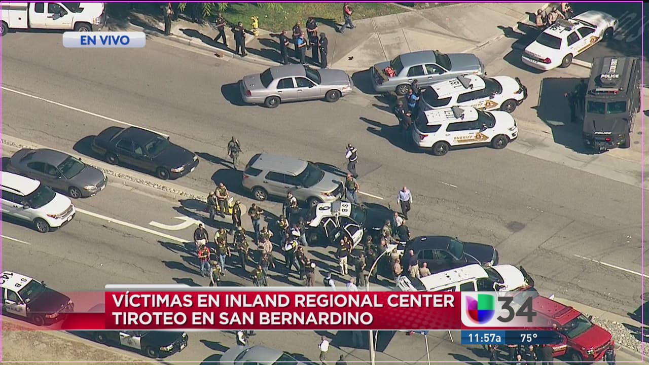 El tiroteo ocurrió entre las calles Orange Show y Waterman Avenue.