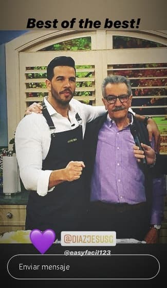 Para nuestro chef el su ejemplo de vida y así lo felicitó en sus redes sociales.