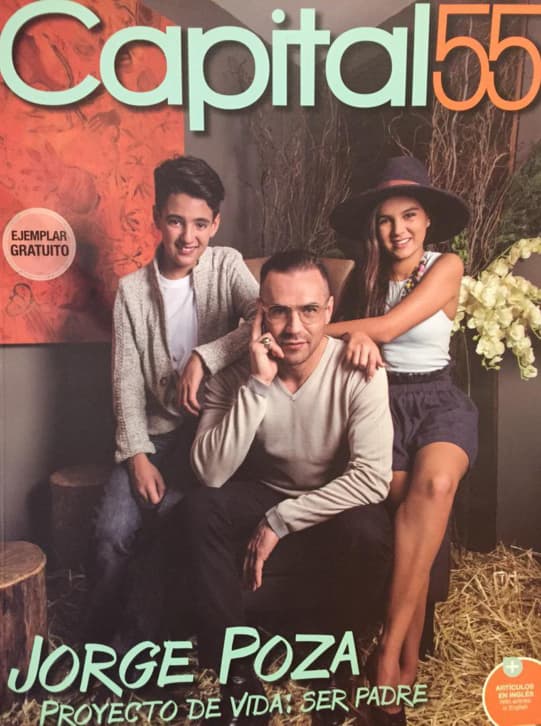 Se nota que tienen una relación no sólo de padre e hijos, sino también de amigos.