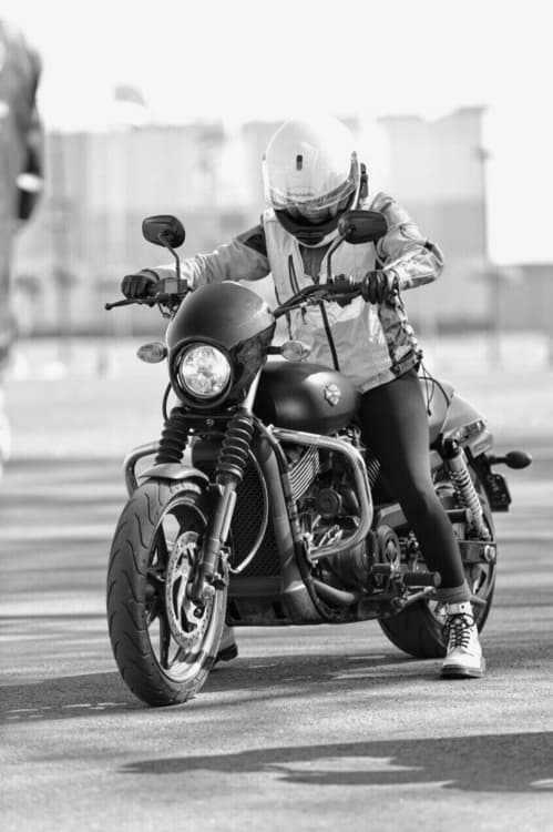 Y 
<b><a href="http://www.univision.com/entretenimiento/mira-cuanto-ha-crecido-romina-la-bella-hija-de-jorge-poza-y-mayrin-villanueva-fotos">Romina</a></b> no se queda atrás, también le gusta la velocidad.