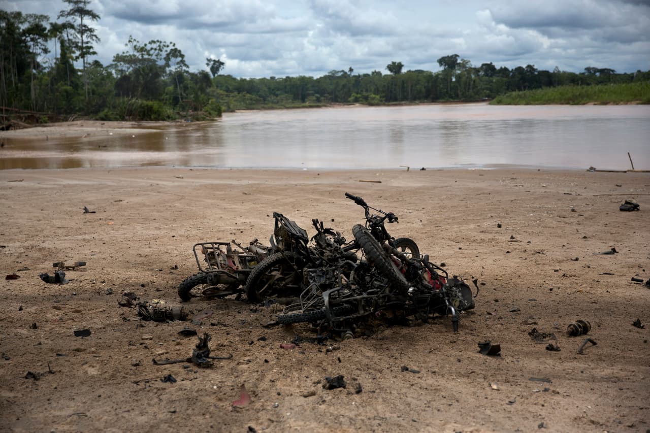 Las operacoines se desarrollaron por dos días y estuvieron a cargo de la Dirección Ejecutiva de Medio Ambiente de Perú.