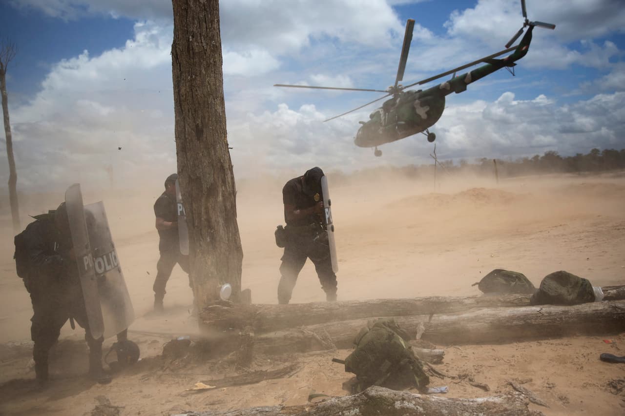 Las acciones se realizaron en las zonas conocidas como Mega 16, ubicada en La Pampa, en la región selvática de Perú.