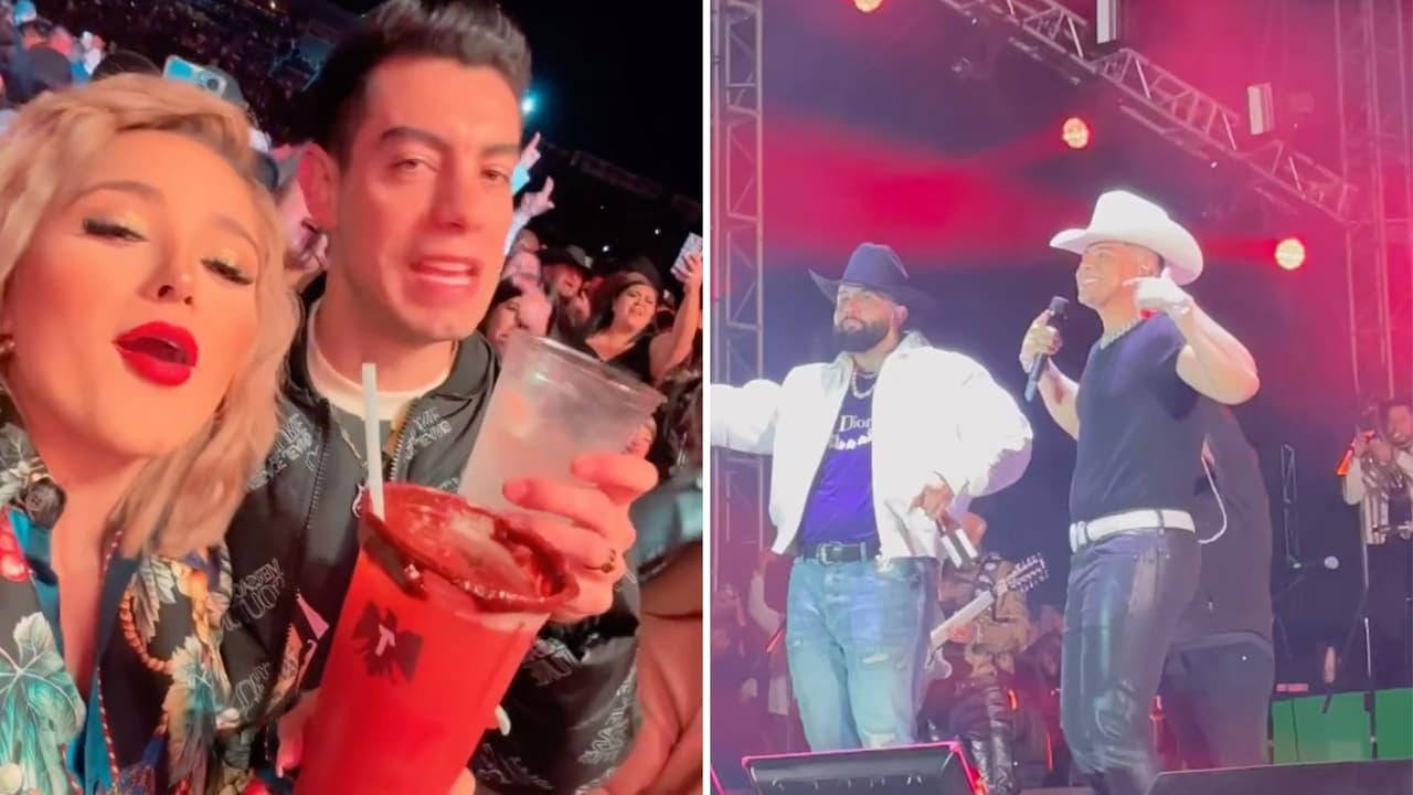 ¿Reconciliación?: Daisy Anahy vuelve a estar en primera fila en show de Eduin Caz tras separación