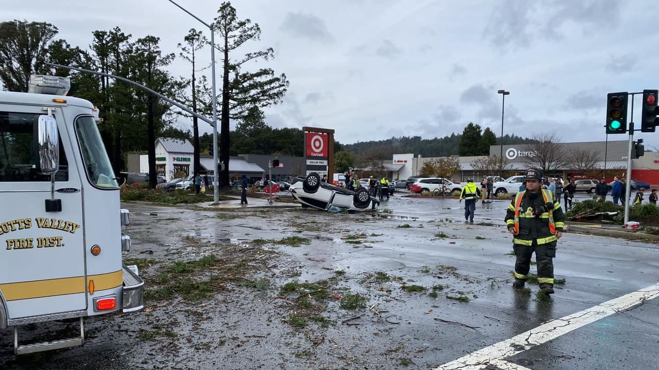 Tornado en el norte de California: qué tan intenso fue y cuál fue el área más afectada
