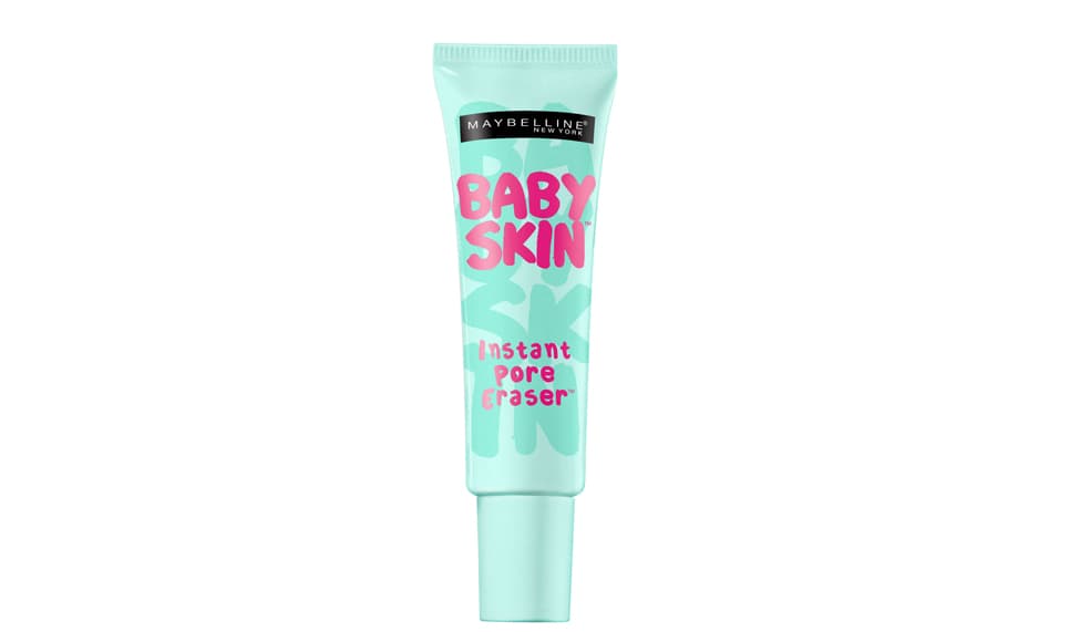 1. BABY SKIN INSTANT PORE ERASER PRIMER, Maybelline, Walmart, $6 dólares|La textura transparente de este primer es ideal para emparejar la piel que tiene poros abiertos. Realmente funciona y deja piel lisa, lista para que apliques el resto del maquillaje.