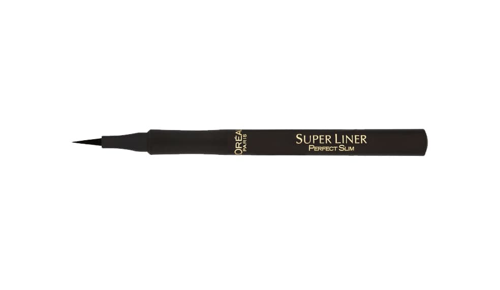 6. SUPER LINER PERFECT SLIM, L´Oréal Paris, Amazon, $6.79 dólares| Este delineadores es excelente y es uno de mis favoritos, pues además de que su precio es excelente, gracias al diseño de su punta logras fácilmente hacer trazos preciosos. Puedes trazar desde líneas delgadas, hasta otras más anchas. Ideal para crear el efecto del delineado estilo Cat Eye.