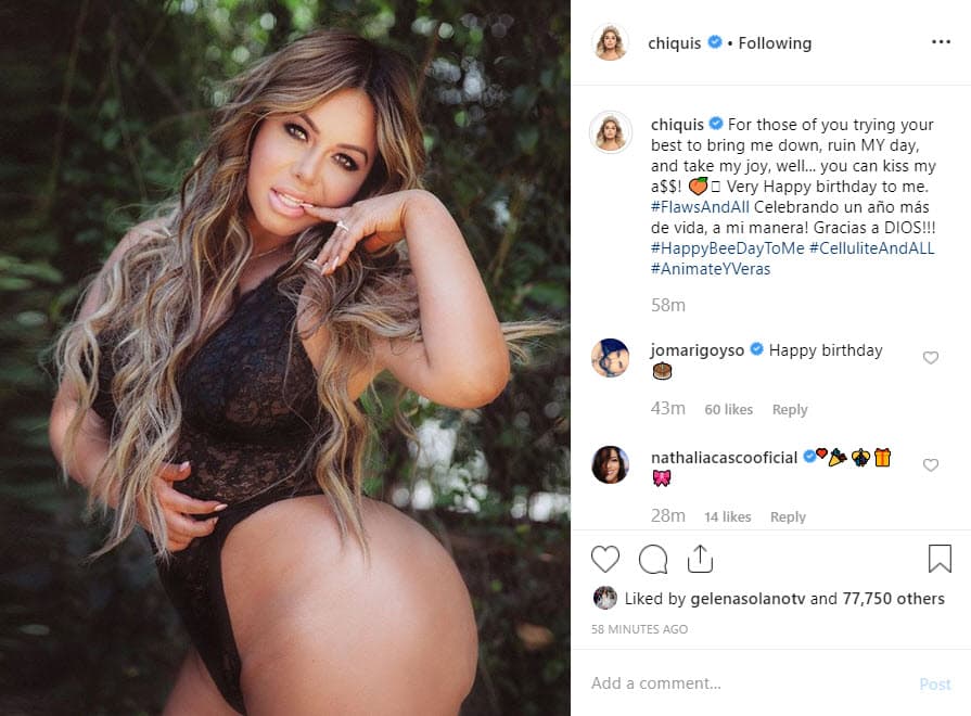 Pero además, compartió una fotografía en lencería con la que le mandó un mensaje contundente a los 'haters'.
<br>