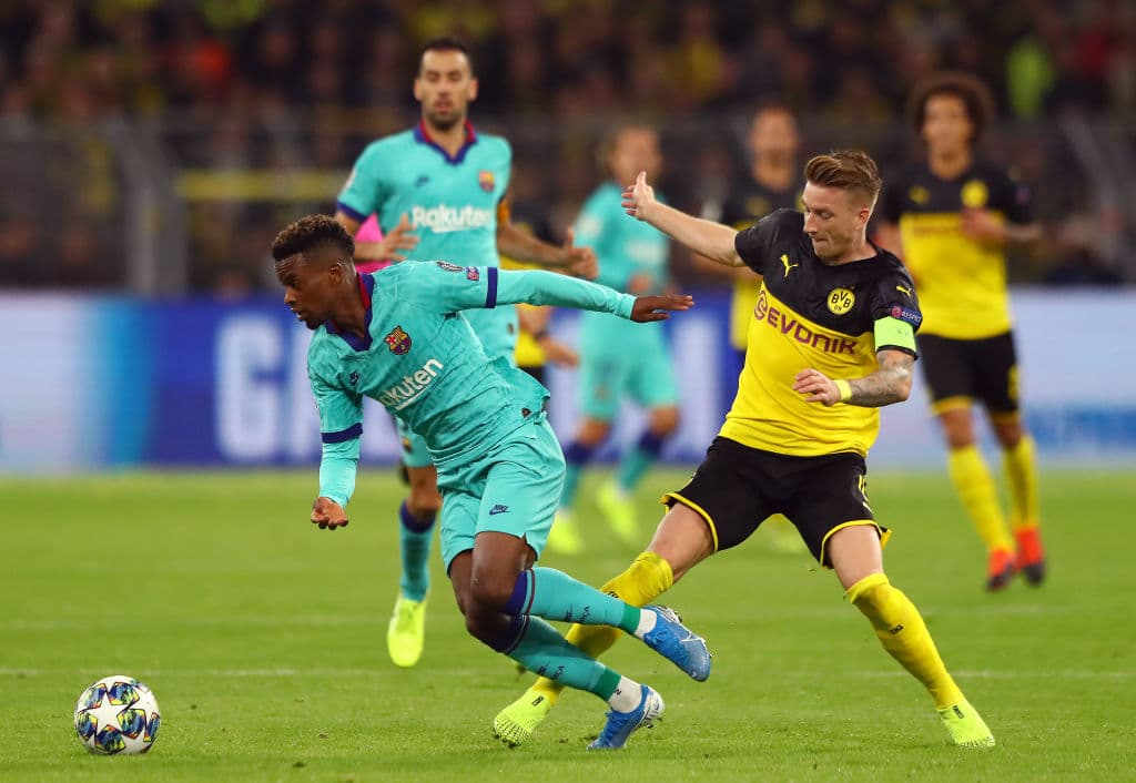 El FC Barcelona se había visto las caras un total de dos veces con el Borussia Dortmund. Ambos enfrentamientos se produjeron en 1997, en la final de la Supercopa de Europa, entonces todavía disputada a doble partido.