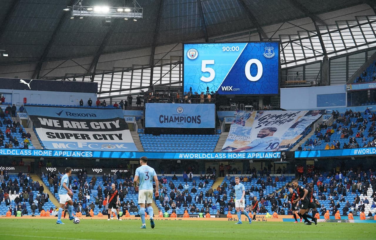 Manchester City reafirma ser el campeón y golea 5-0 al Everton de Ancelotti para cerrar con broche de oro esta Premier League. Sergio 'Kun' Aguero se despidió con doblete y sumando un total de 184 goles en su paso con los 'Cityzens', convirtiéndose en el máximo goleador con un mismo club.