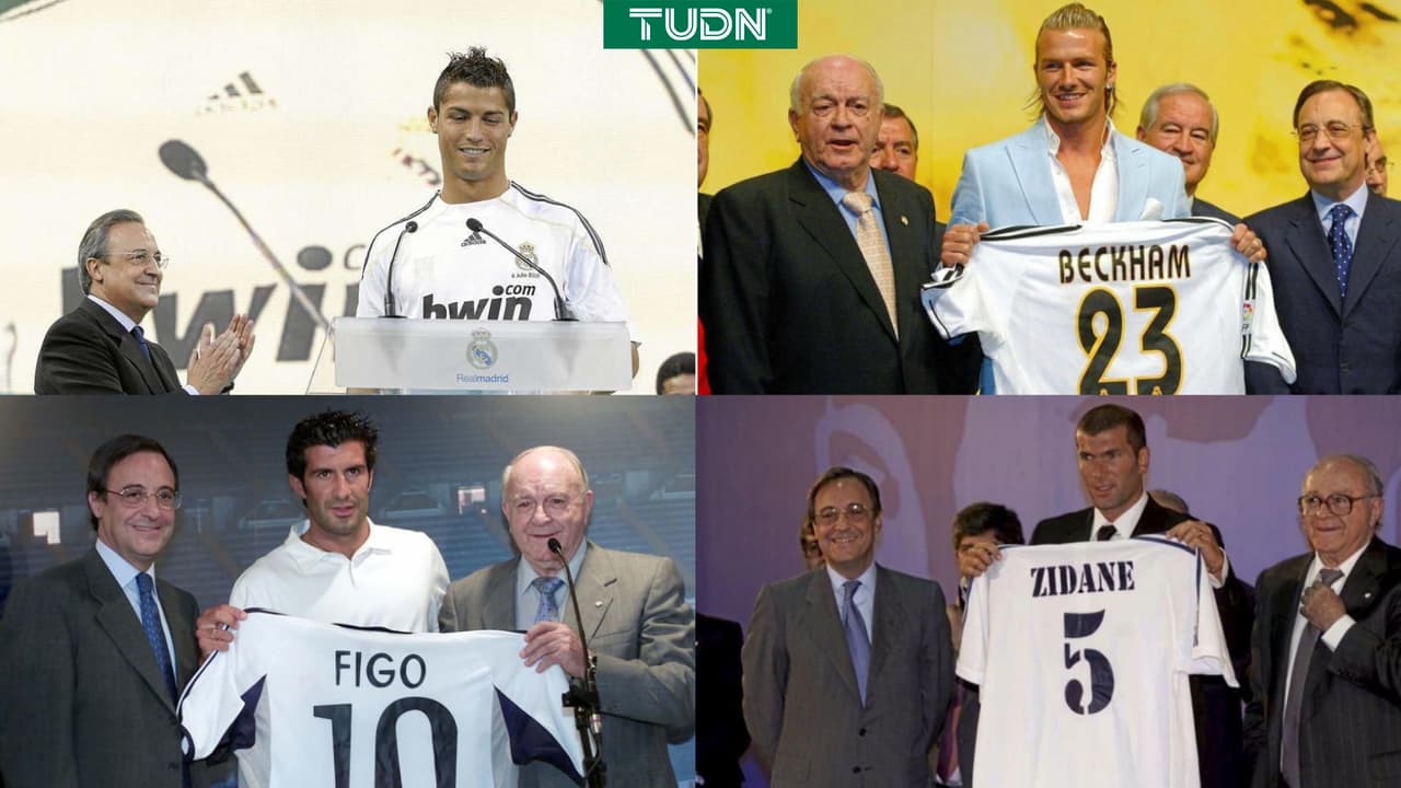 Florentino Pérez tiene los 18 fichajes más caros del Real Madrid