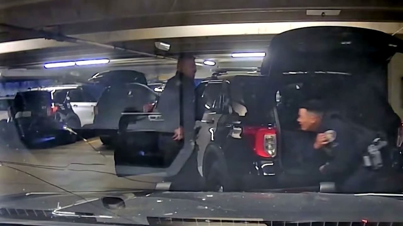 Video muestra a policía de Pasadena disparando a un compañero; el agente ya no trabaja en el departamento