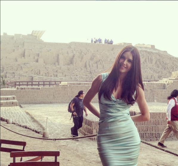 Así lució en su visita a Perú hace algunos meses.