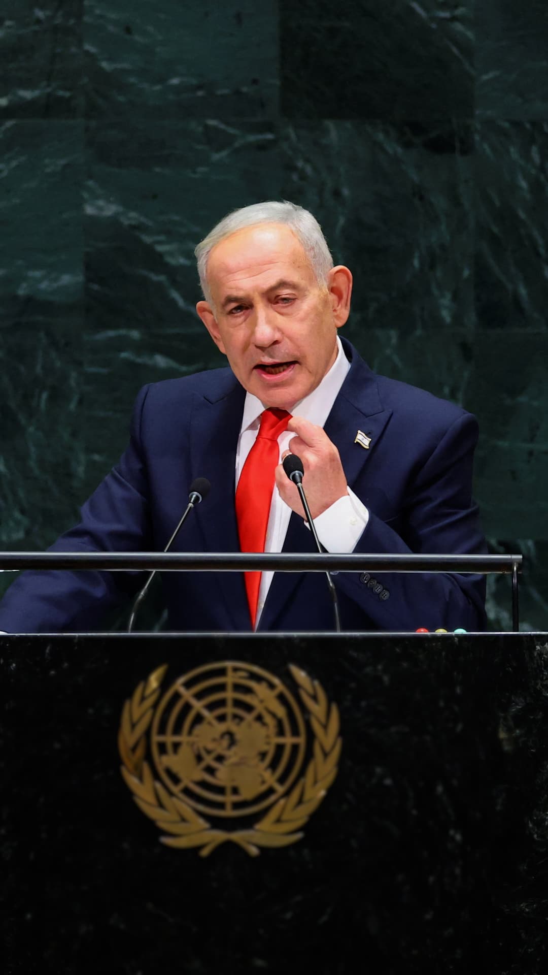 La Asamblea de la ONU se vacía durante el discurso de Netanyahu