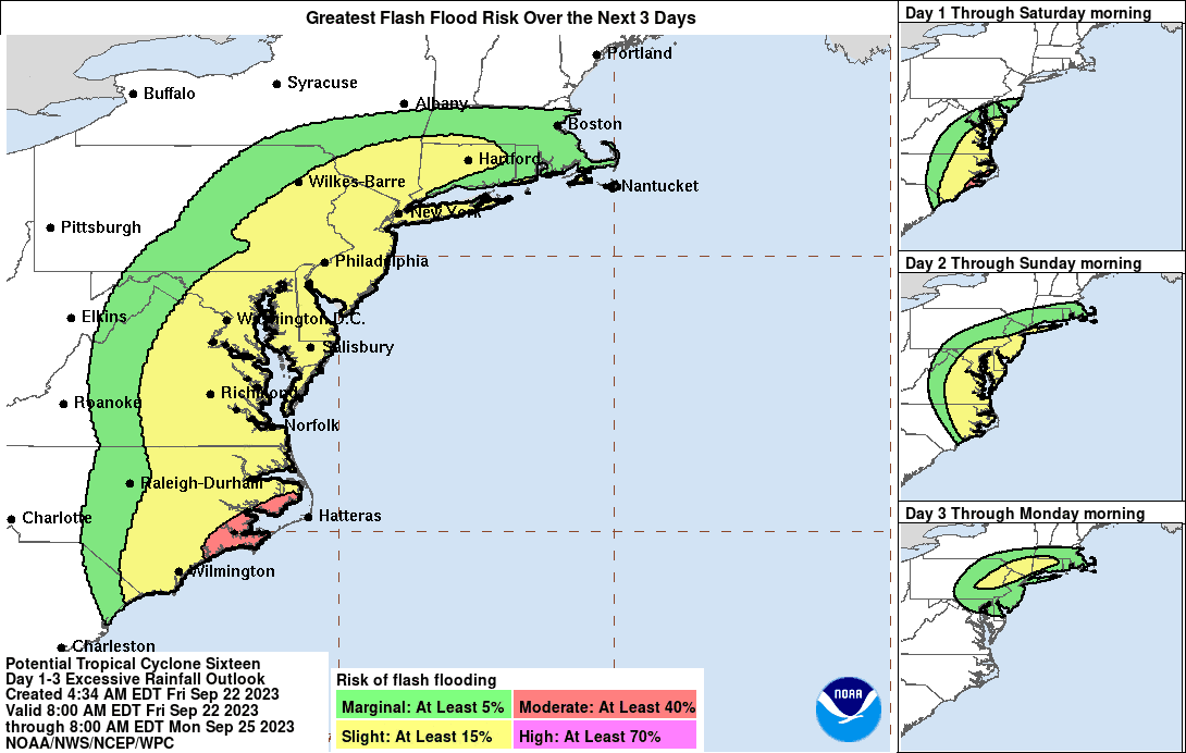 Se esperan lluvia sy fuertes vientos por tormenta tropical