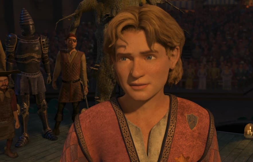 <b>Rey Arturo </b>
<br>Ya en ‘Shrek tercero’ se presenta un nuevo personaje, Arturo Pendragón. Se supone que él es sobrino de Lilian y Harold, por lo que se convierte en el heredero legítimo al trono de Muy Muy Lejano cuando Shrek y Fiona abdicaron.