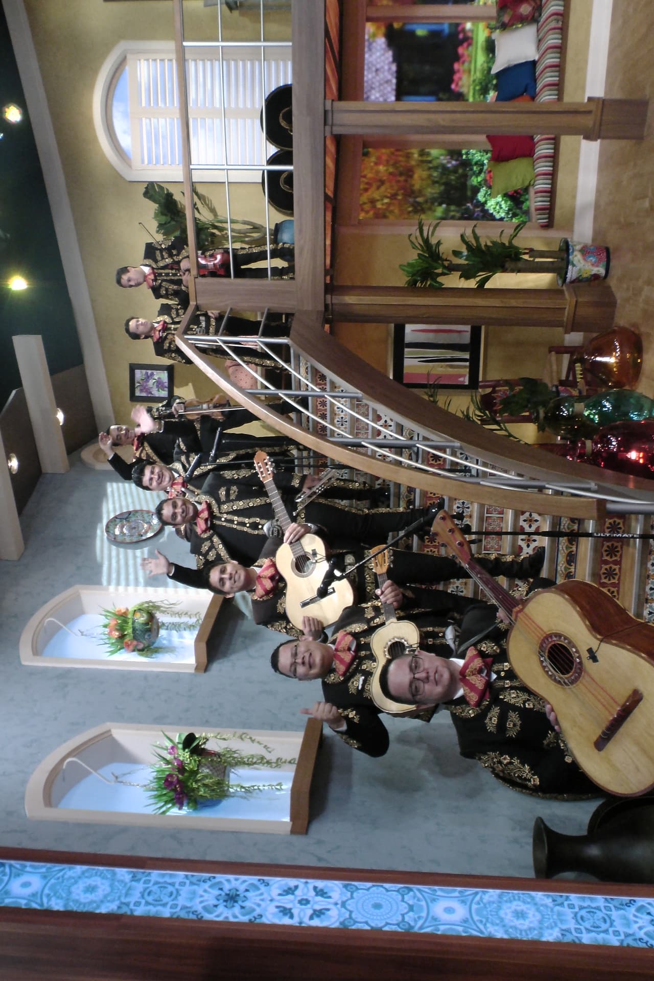 El mariachi no podía faltar en esta mañana de celebración.