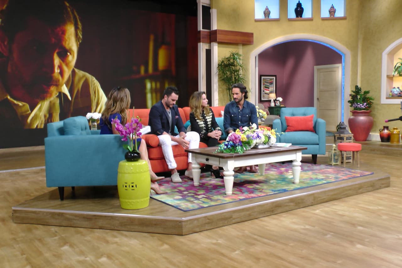 Kate del Castillo llegó muy bien acompañada, los protagonistas de la cinta 'Los 33', Juan Pablo Raba y Rodrigo Santoro.