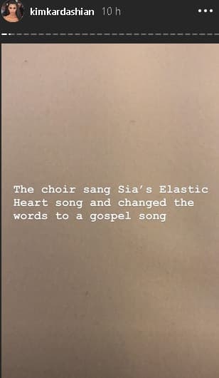 “El coro cantó la canción '
<b>Elastic Heart'</b>, de Sia, y cambió la letra para hacerla una canción góspel”, relató la empresaria.