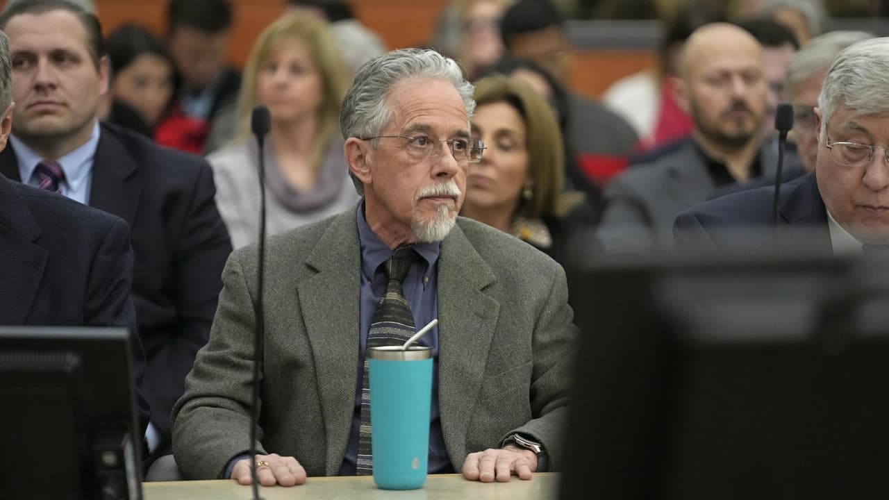 Terry Sanderson durante el juicio con Gwyneth Paltrow.