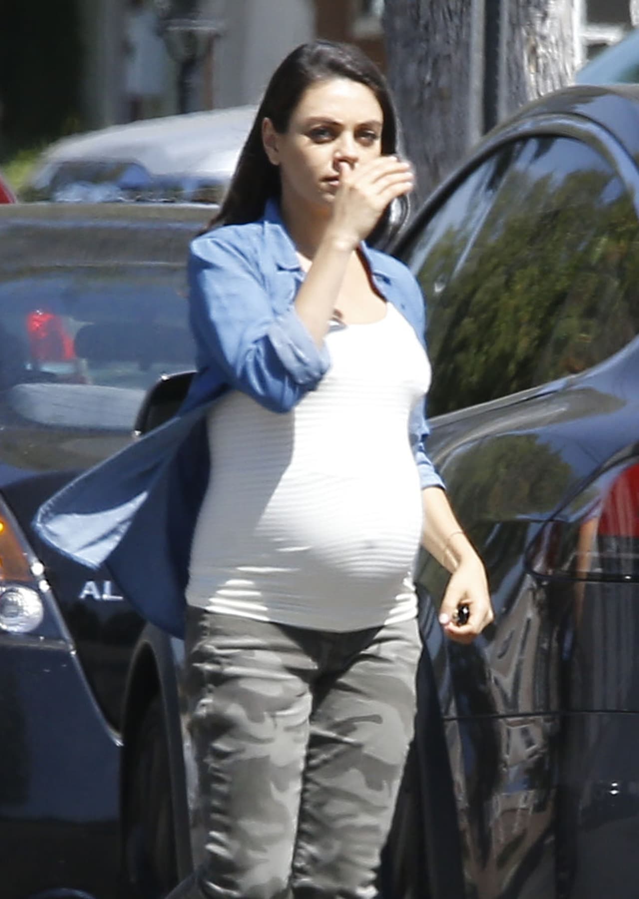 Al parecer la diva no estaba de buen humor.