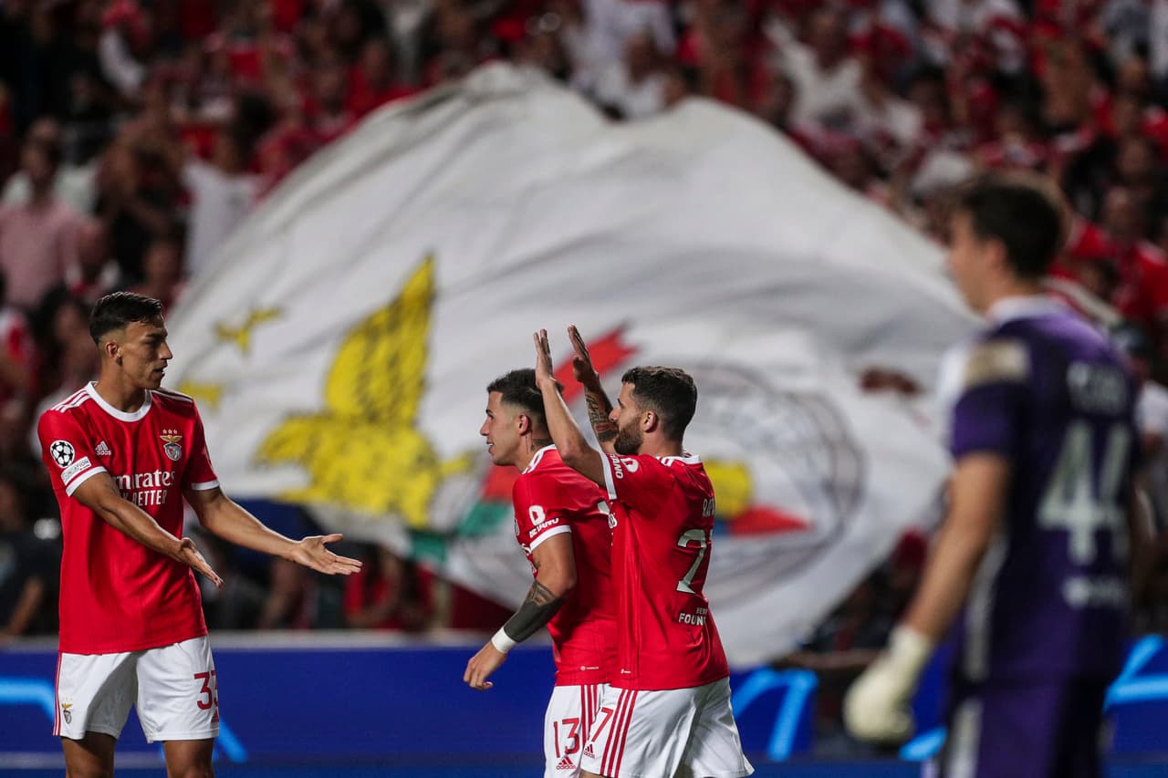 Benfica no tuvo problemas para superar al Maccabi Haifa.
