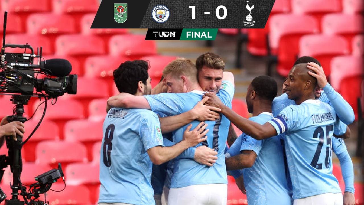 El City supera al Tottenham y gana el título de la Carabao Cup