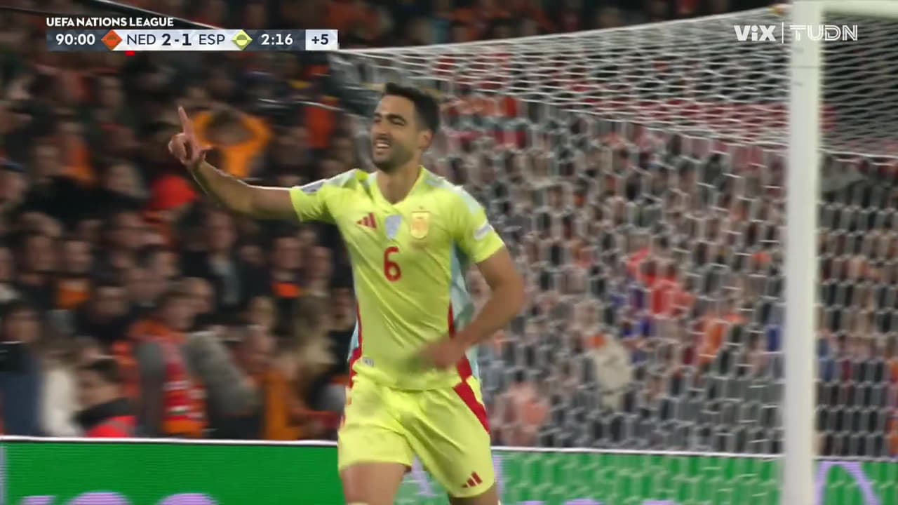 ¡Se empata el partido! ¡Gol de Mikel Merino! España se salva de la derrota