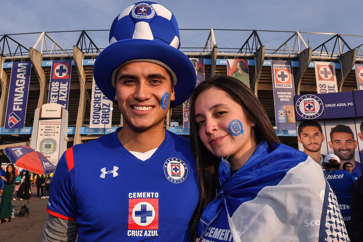 En el Estadio Azteca se vive la Final del Apertura 2018 entre Cruz Azul y América.