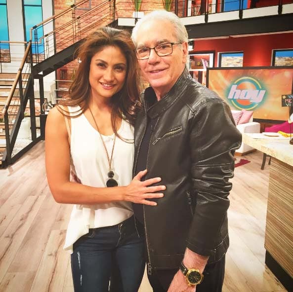 Sachi Tamashiro y Otto Sirgo nos alegraron el día con su visita.