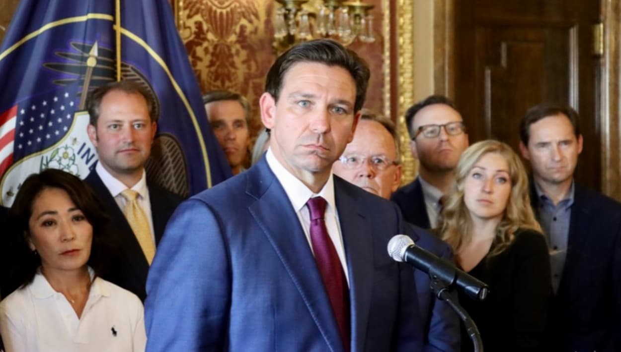 Ron DeSantis visita Utah para compartir a los legisladores sus ideas conservadoras