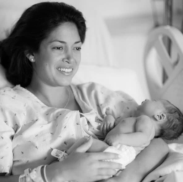 Michael felicitó a Nicole en su primer día de las madres con esta bella imagen desde el hospital.